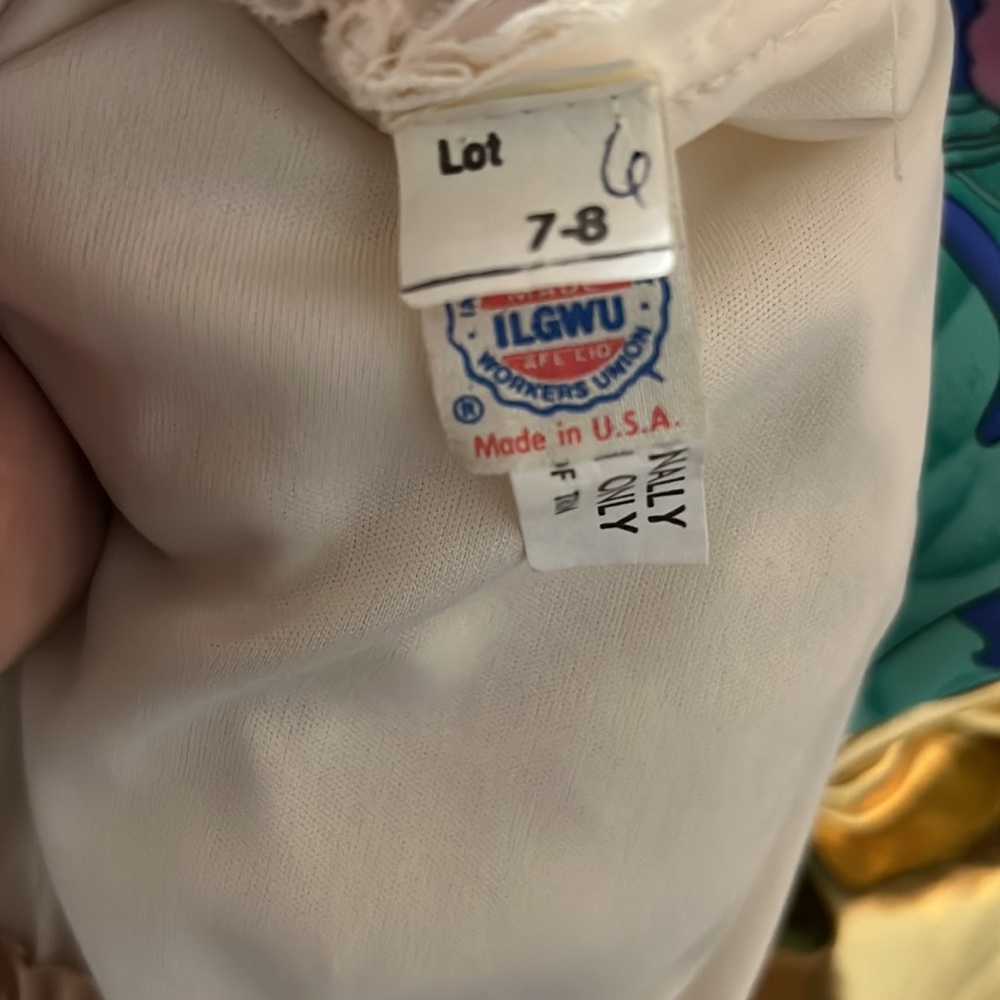 VINTAGE | CottageCore Union Made Ruffle Dress 7/8 - Picture 10 of 10